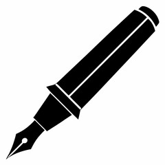 Fountain pen Black silhouette