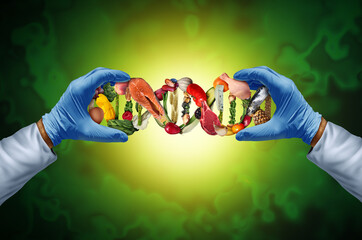 Nutrition Science and Food genetics or Balanced Diet genetic biology as Nutritional sciences as a...
