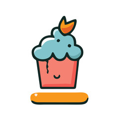 Vector editable flat of icon logo design