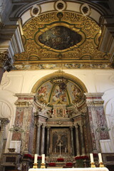 Inside of Saint Andrew's Cathedral in Amalfi, Italy