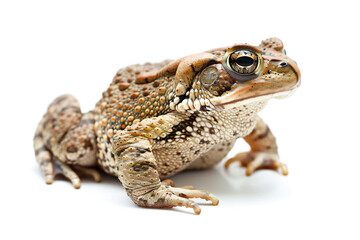 Naklejka premium a frog with a brown and white pattern on its body