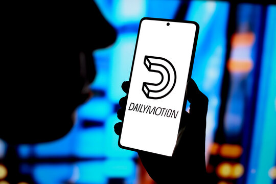 August 31, 2024, Paraguay. In this photo illustration, the Dailymotion logo is displayed on a smartphone screen.