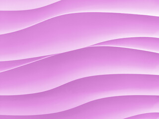 Abstract relief volume waves background. Toned violet color. Banner, web design, backdrop or wallpaper. Close-up. Copy space.