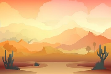 sunset in the mountains