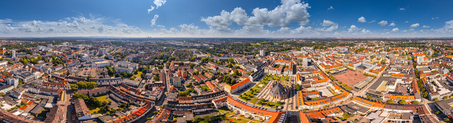 Obraz premium hanau germany europe aerial 360° panorama