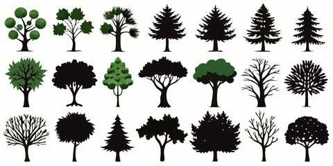 Set of forest and park trees, Big set of minimal trees