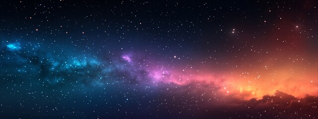 Obraz premium Space nebula and deep space galaxy. Cosmic universe concept. Image for poster, backdrop, abstract wallpaper and banner with copy space.