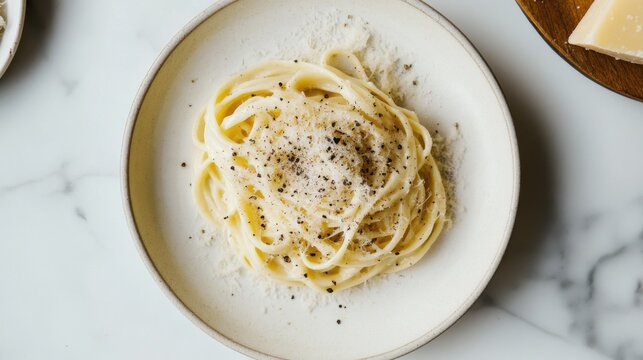 Classic Cacio e Pepe: A simple, yet satisfying plate of cacio e pepe, with its creamy sauce and peppery bite, is a culinary delight. It's the perfect comfort food for a cozy night in. 