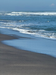 beachscape with wave