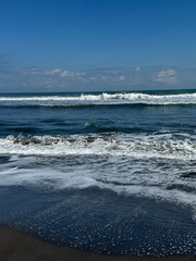 Beachscape with gentle waves