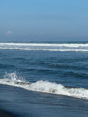 Beachscape with gentle waves