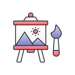 Painting Canvas vector icon