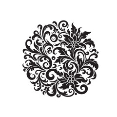 Plants and Flower Silhouette Vector Illustration