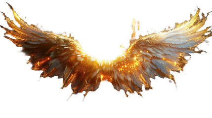 Obraz premium Golden Angel Wings