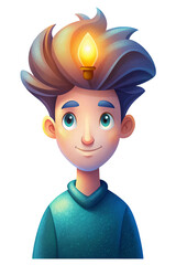 3d Cartoon Male Character Rendering
