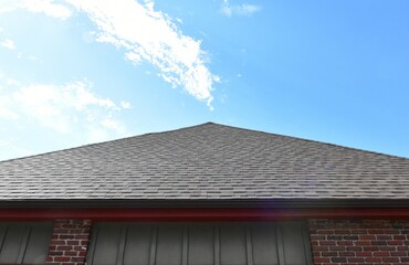 Shingles on the Roof of a House