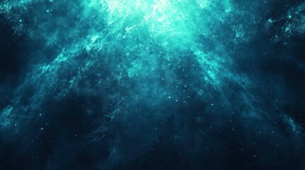 Obraz premium A Bright Nebula in a Deep Space Background