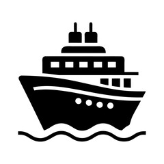 Sailboat journey yacht ship icon and vector illustration