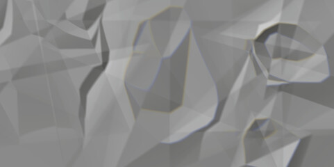 Obraz premium Gray crumpled paper texture background. white fabric crushed textured crumpled. white wrinkly backdrop paper background. gray paper texture material.panorama grunge wrinkly paper texture.paper texture