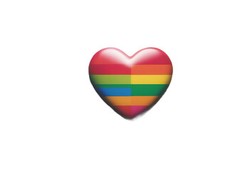 Pride month lgbt gay flag rainbow background lgbtq day poster Month lgbt pride banner community love isolated on transparent background