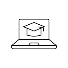 Online Course vector icon