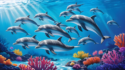 fishes in the sea