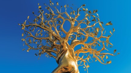 Tree of Success Growing from the Mind