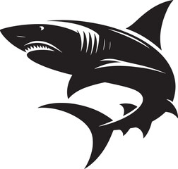 Shark Silhouette Vector Illustration
