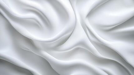 Obraz premium Abstract white textured background with gentle curves and patterns, creating a soft and sophisticated backdrop for various design applications.