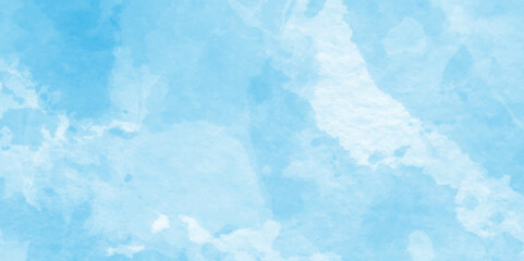 Pastel blue paper texture pattern background with space,Creative vintage light sky blue background with various clouds and fogg, Set of vector pastel color paint stain. Blue watercolor background,