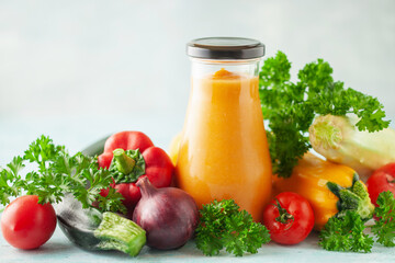Homemade  squash marrow paste - traditional appetizer of Russian cuisine. Canning vegetables for winter