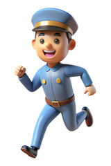 3d Cartoon Male Character Rendering