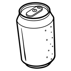 illustration of a can drink