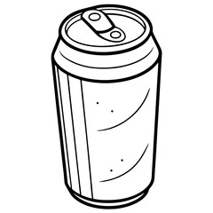 illustration of a can drink