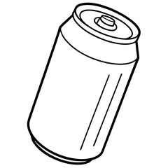 illustration of a can drink