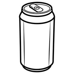 illustration of a can drink