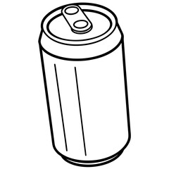 illustration of a can drink