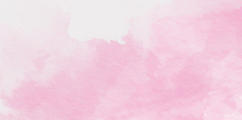 Obraz premium Soft Pink watercolor background for your design,flyer, poster, banner and cover design. Hand drawn flower illustration for Valentines Day.subtle watercolor pink gradient illustration,