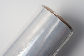 Transparent plastic roll to plaster objects