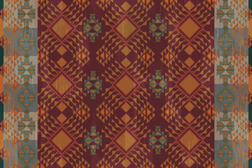 triangular ethnic motifs, Navajo motifs, tribal motifs, etc