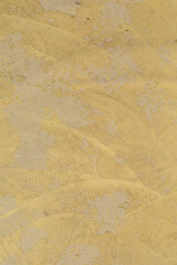 Abstract Yellow Texture with Wrinkles and Patterns