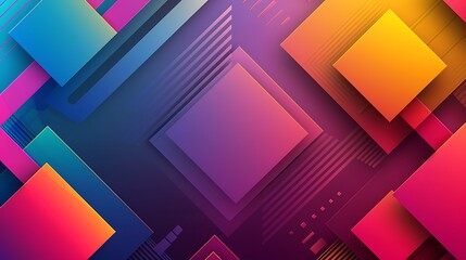 Fototapeta premium Vector background with colorful gradient geometric textures, creating a modern and visually appealing design