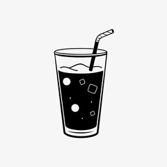 Refreshing Beverage Vector Art
