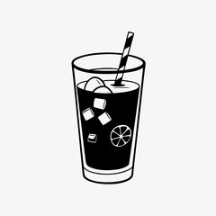 Refreshing Beverage Vector Art