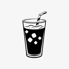Refreshing Beverage Vector Art