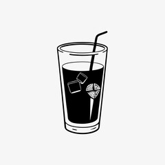 Refreshing Beverage Vector Art
