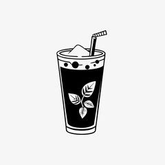 Refreshing Beverage Vector Art