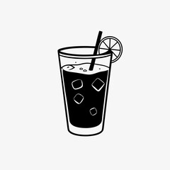 Refreshing Beverage Vector Art