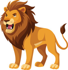 Fototapeta premium carton style new design a lion picture