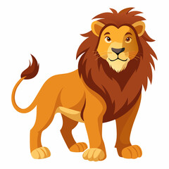 Obraz premium carton style new design a lion picture